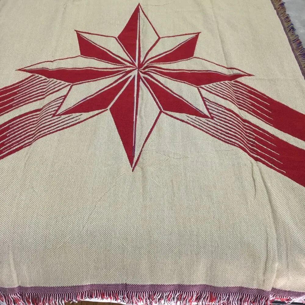 Captain Marvel Protector of The Skies Woven Tapestry Throw Blanket 48